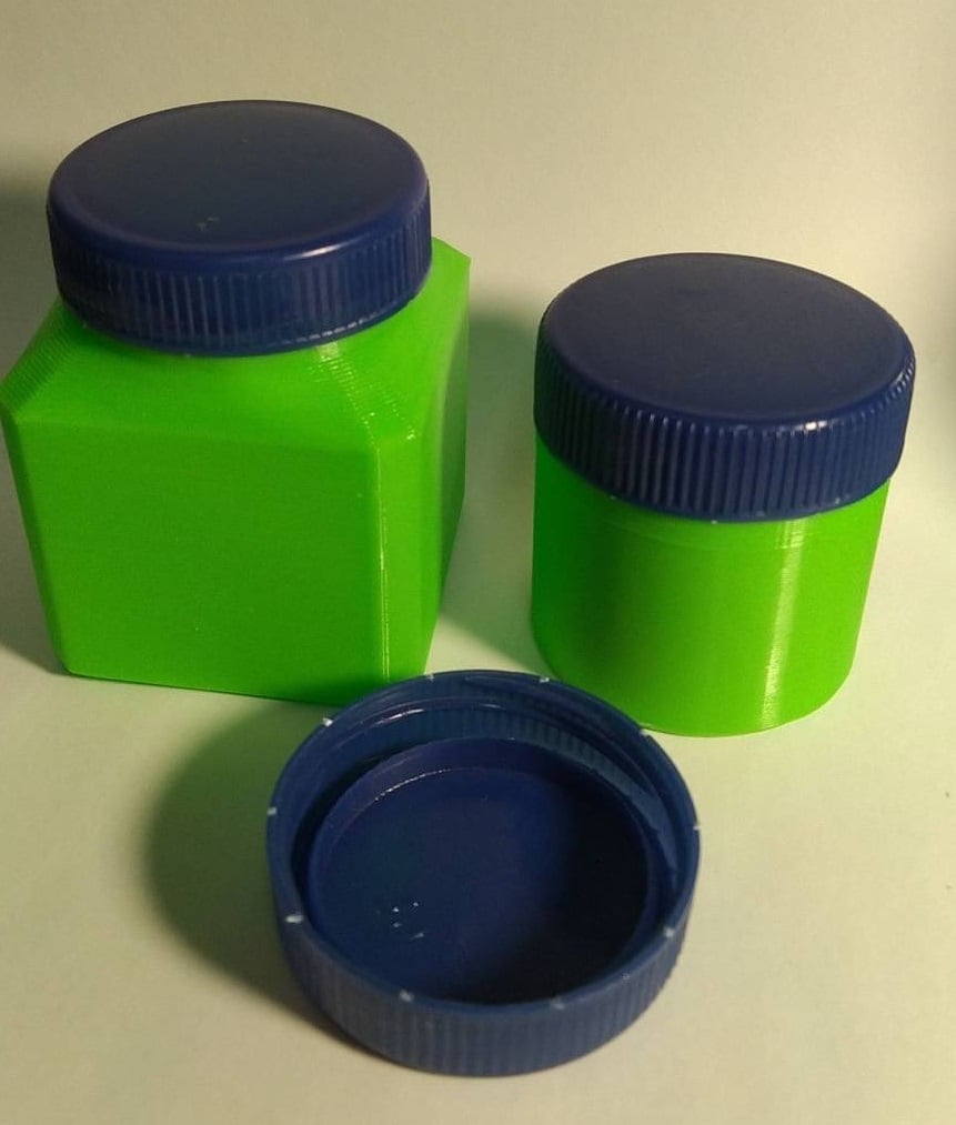 Mini Bottles using whater bottle caps