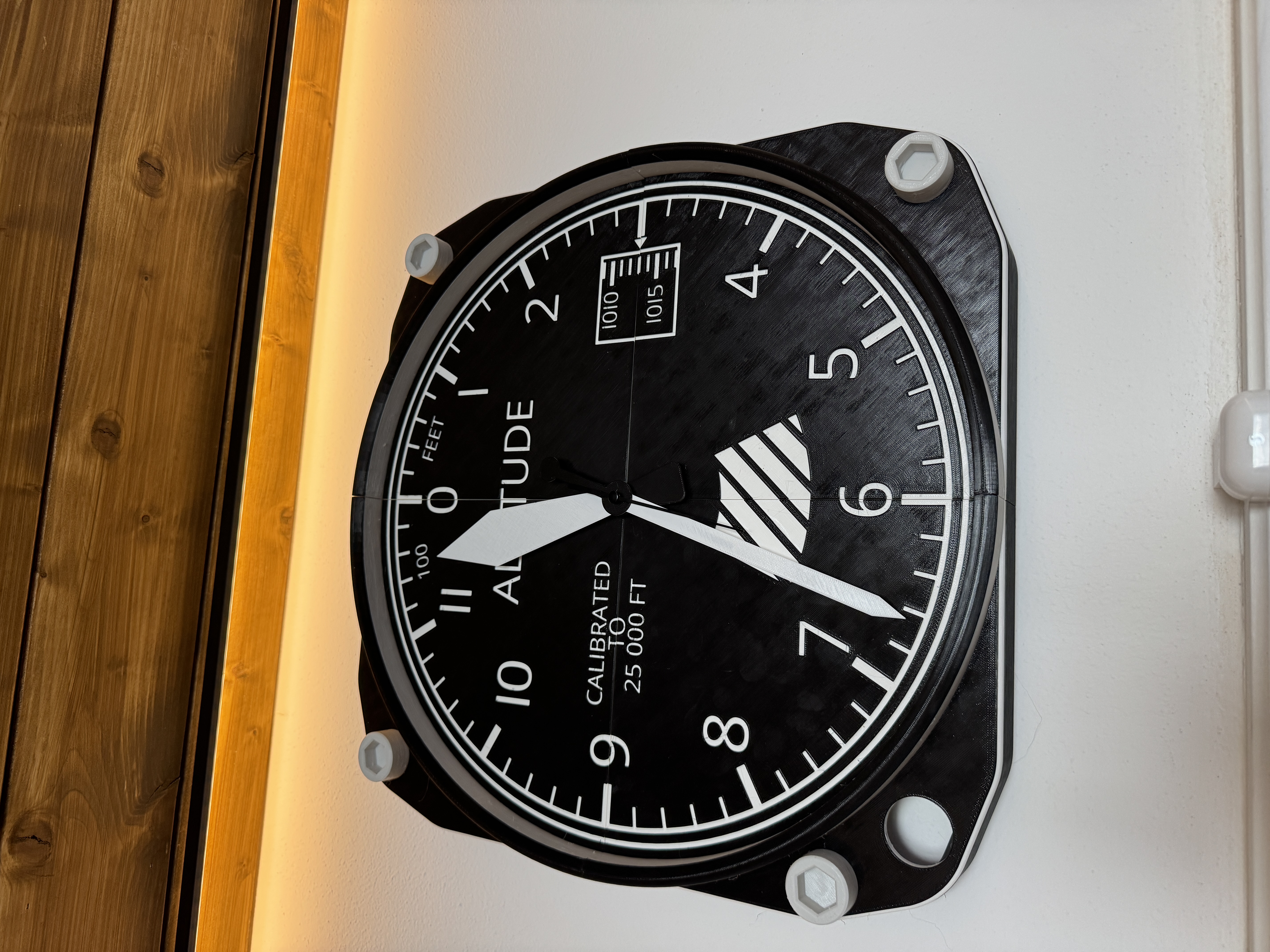 Altimeter Wall Clock