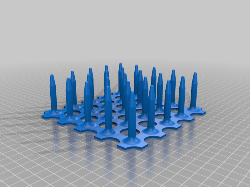Thread spool holder for sewing (square shaped elements)