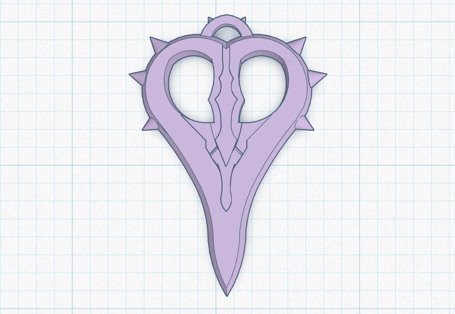 Spearhead of Brynhildr's Romantia Pendant for Necklaces/Keychains