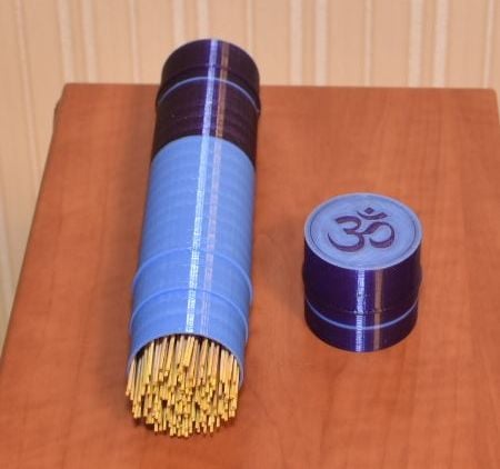 Tube Box for Storage of Incenses