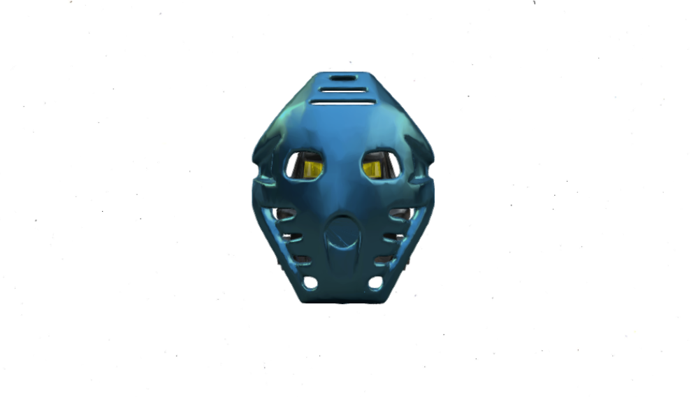 Kanohi Pakari (Mask of Strength) with axle