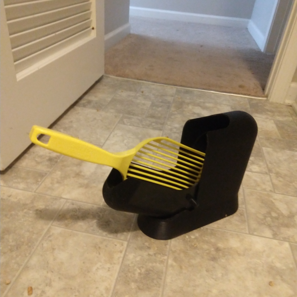 Kitty Litter Scoop Holder with Cover