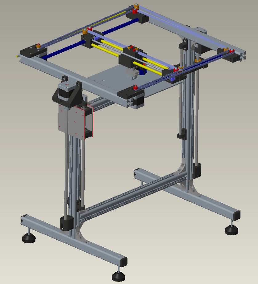 K8200 / 3Drag Core XY mod with reinforcement