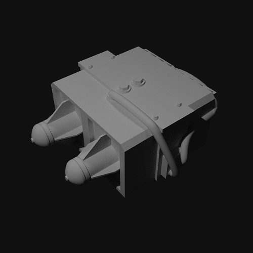 Rocket Launcher scaled for 28mm tabletop and/or Gaslands