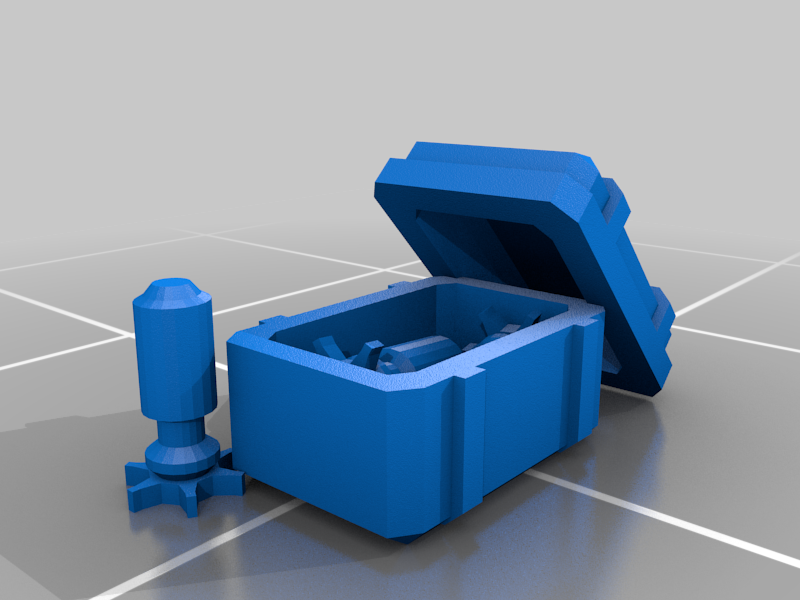 Mecha Hangar Bay Vehicles -Free- free 3D print model
