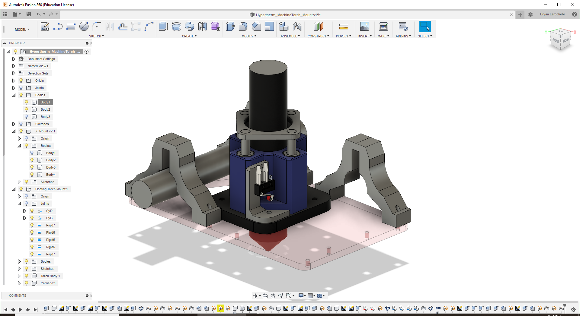 LowRider v2 CNC - Plasma Torch Floating Z
