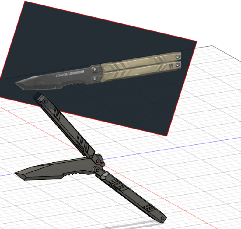 FUNCTIONING Recon Butterfly Knife from Valorant NO EXTRA PARTS REQUIRED