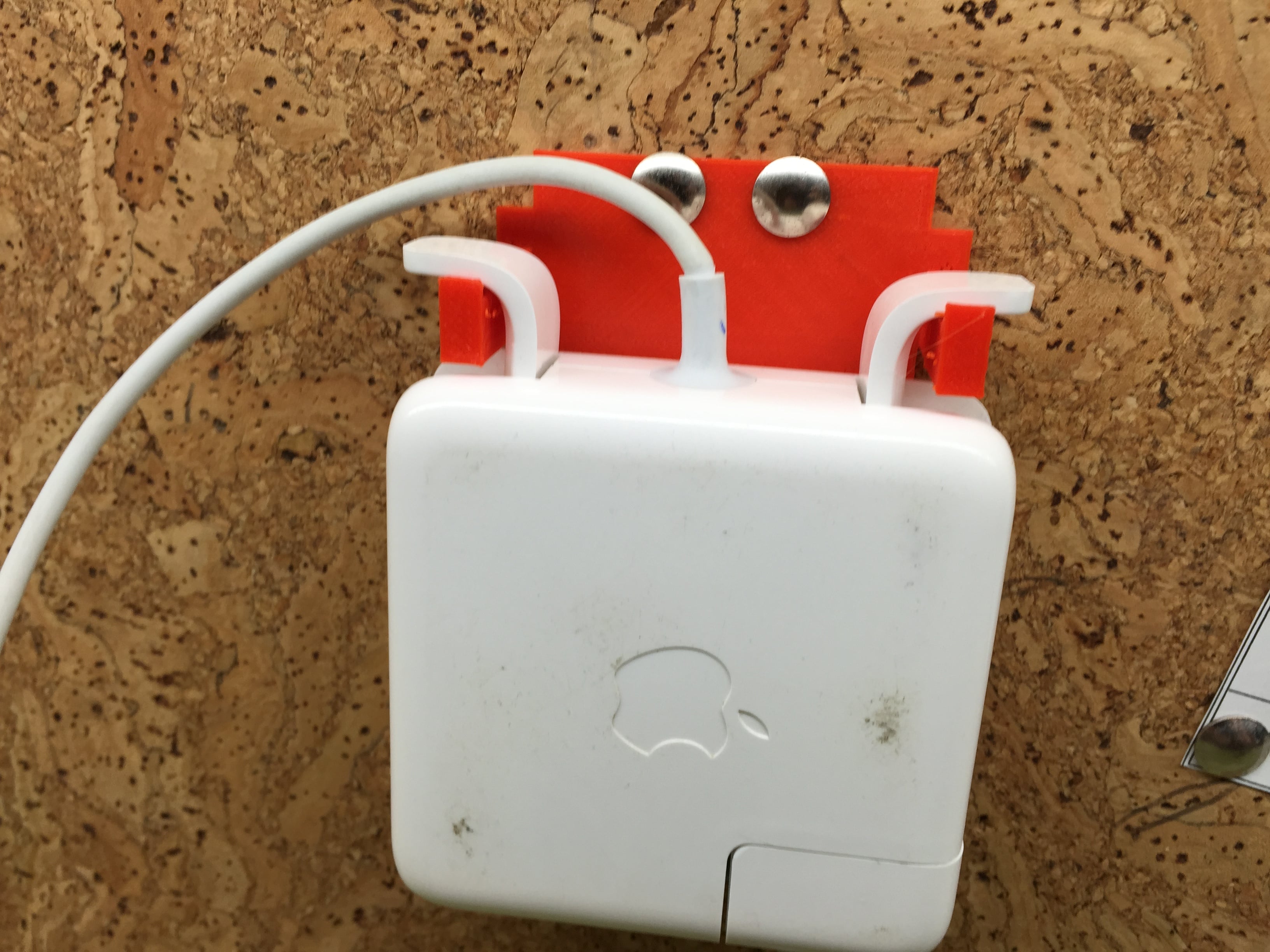 Mac charger holder