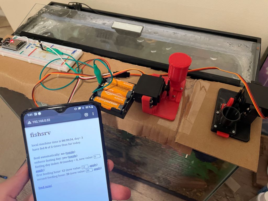 Small Dosage Automatic Fish Feeder