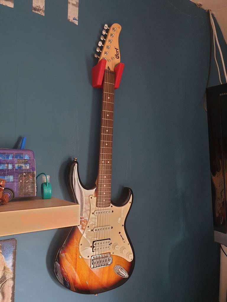 Guitar Wall Mount, Simple, No support needed