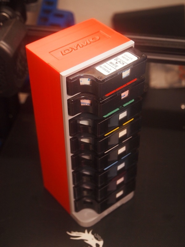 Dymo D1 Label Tape Cartridge Rack