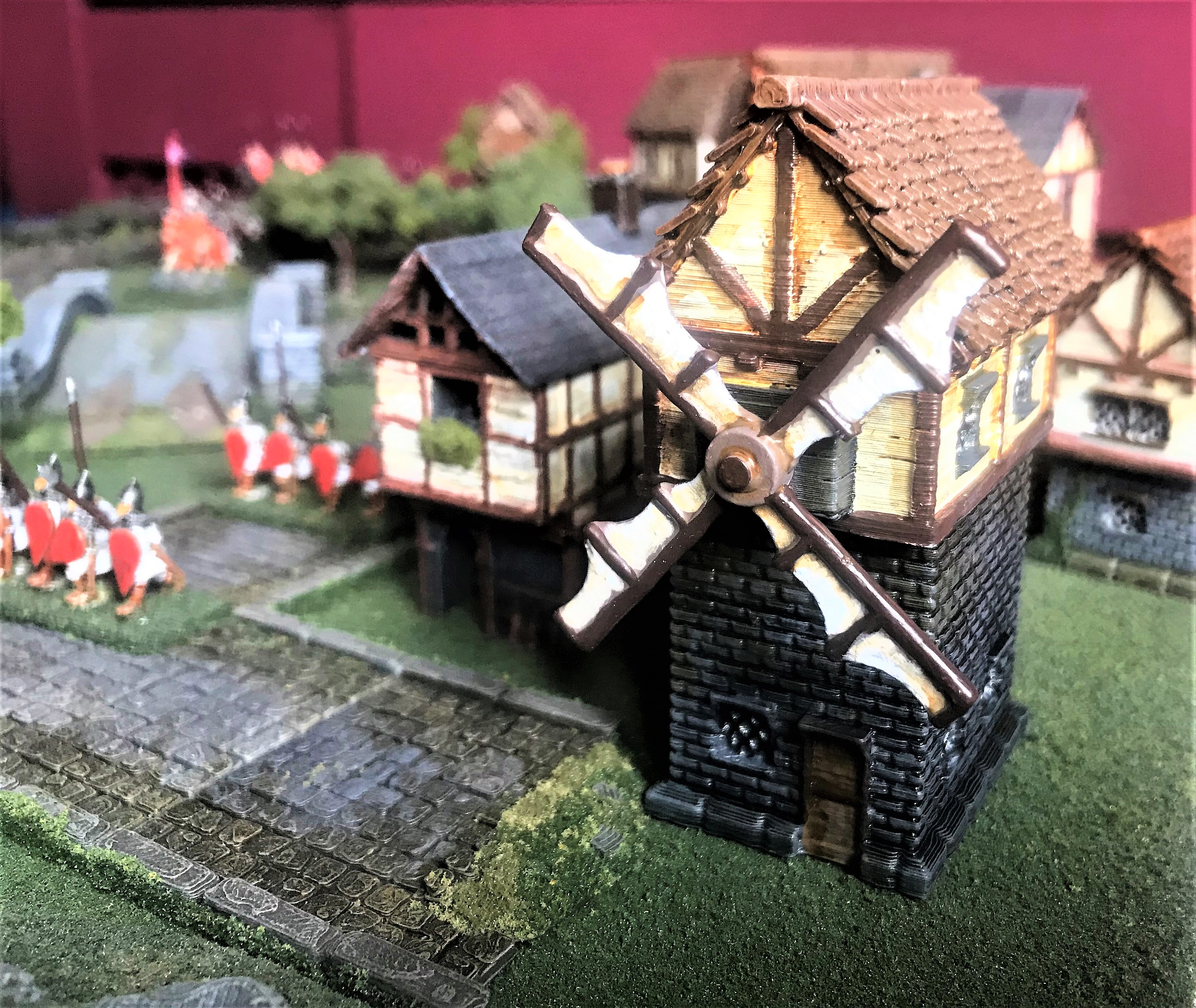 Fantasy Wargames Windmill / Building 15mm