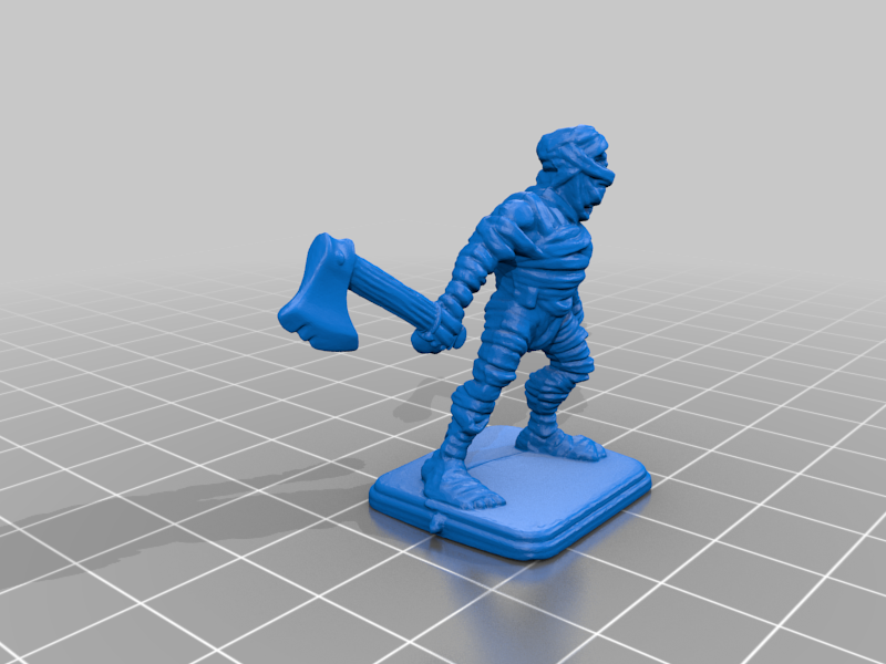 heroquest mummy with axe