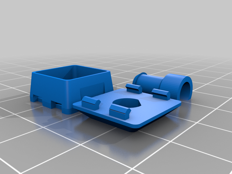 Parametric 3D Printable Mechanical Keyboard Switch (Using Compliant Spring)