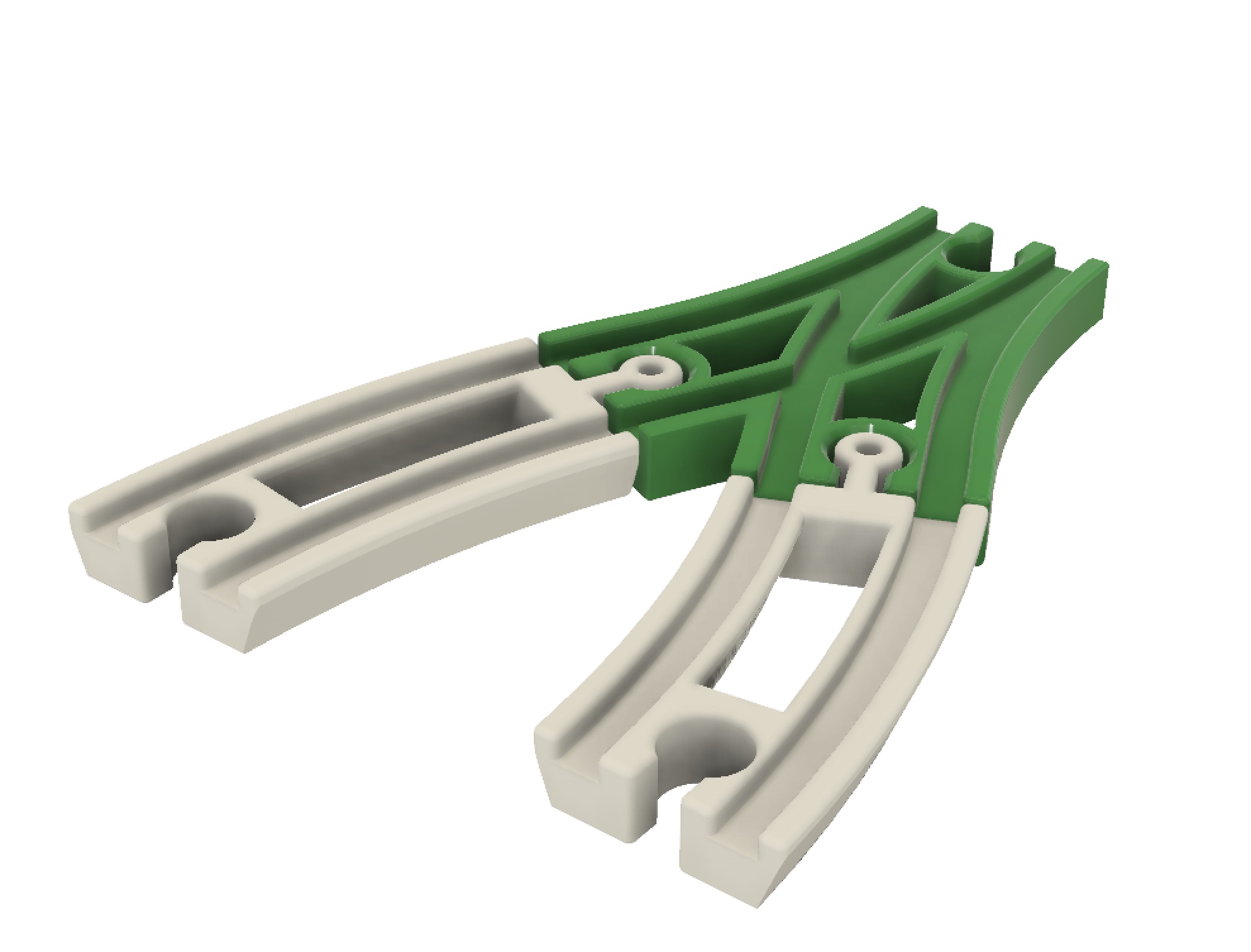 3 Piece Join/Split For Wooden Train Track
