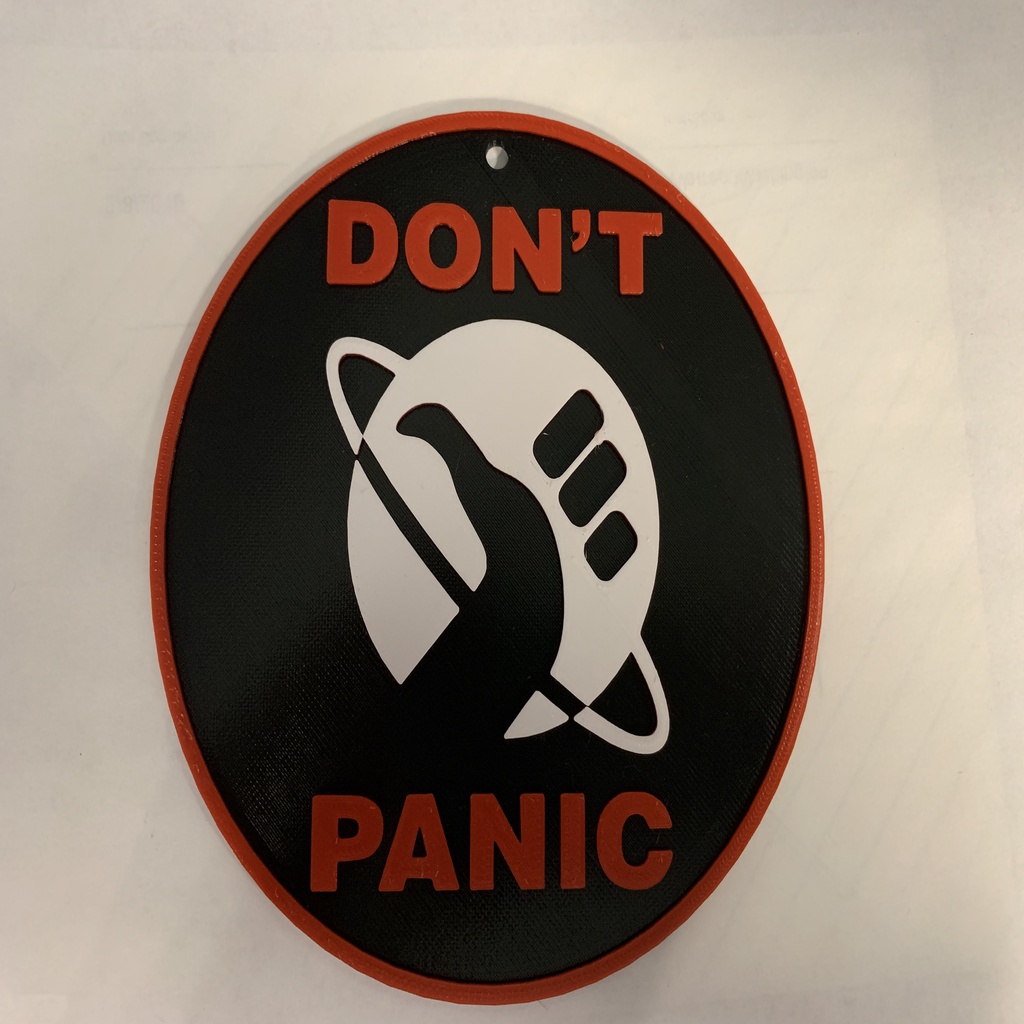 Hitchhiker's Guide Don't Panic