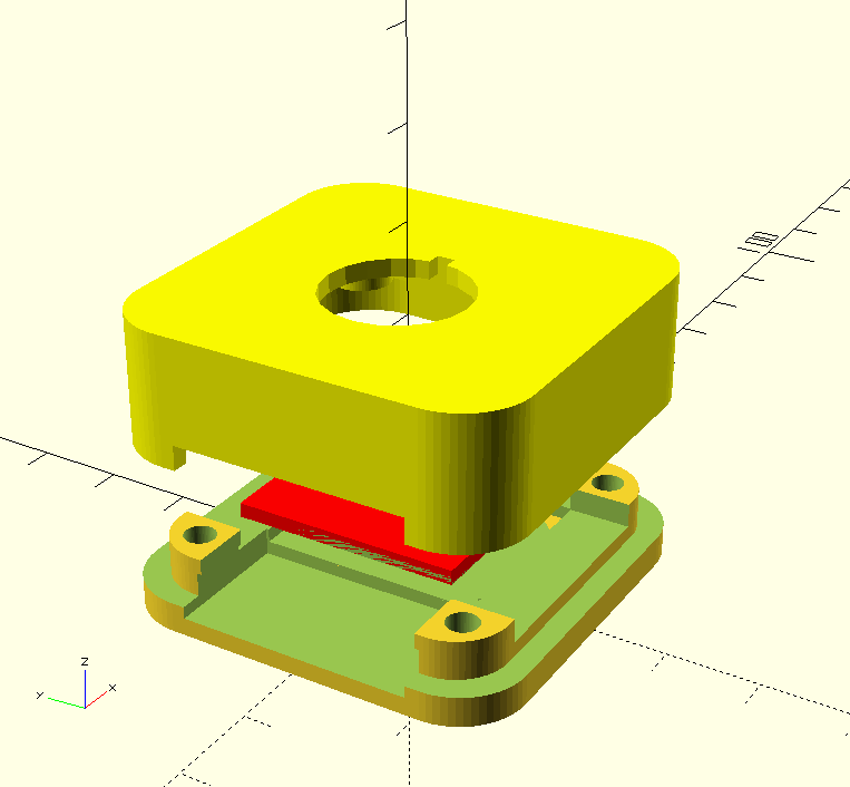 RPi camera with lens case
