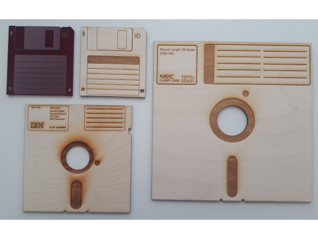 Floppy disk coasters