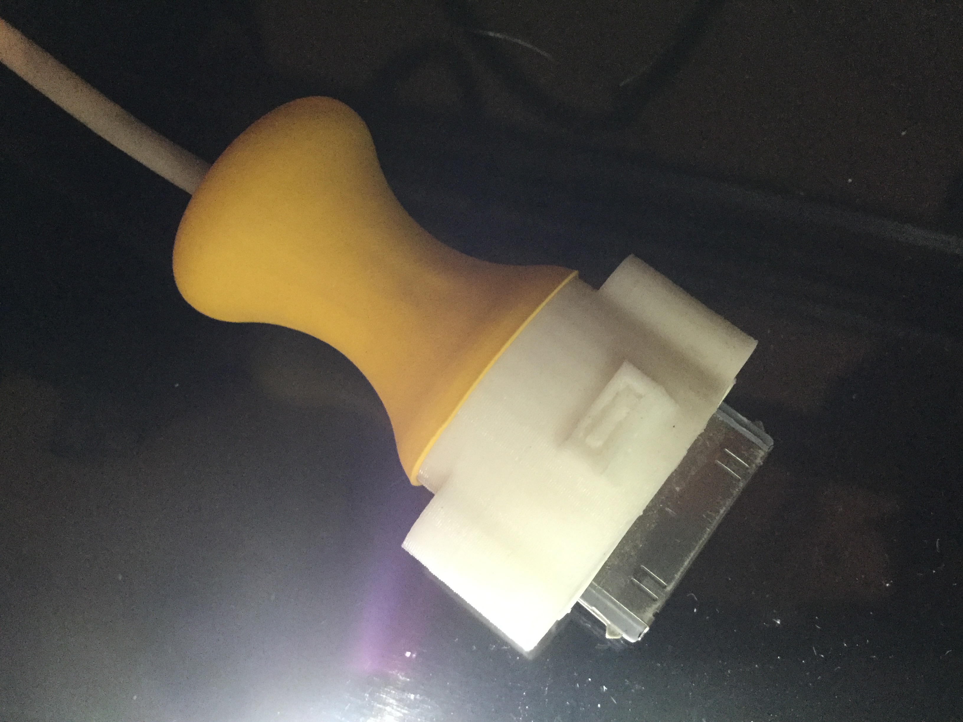 iPad cable strain relief