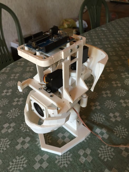 Modified InMoov head