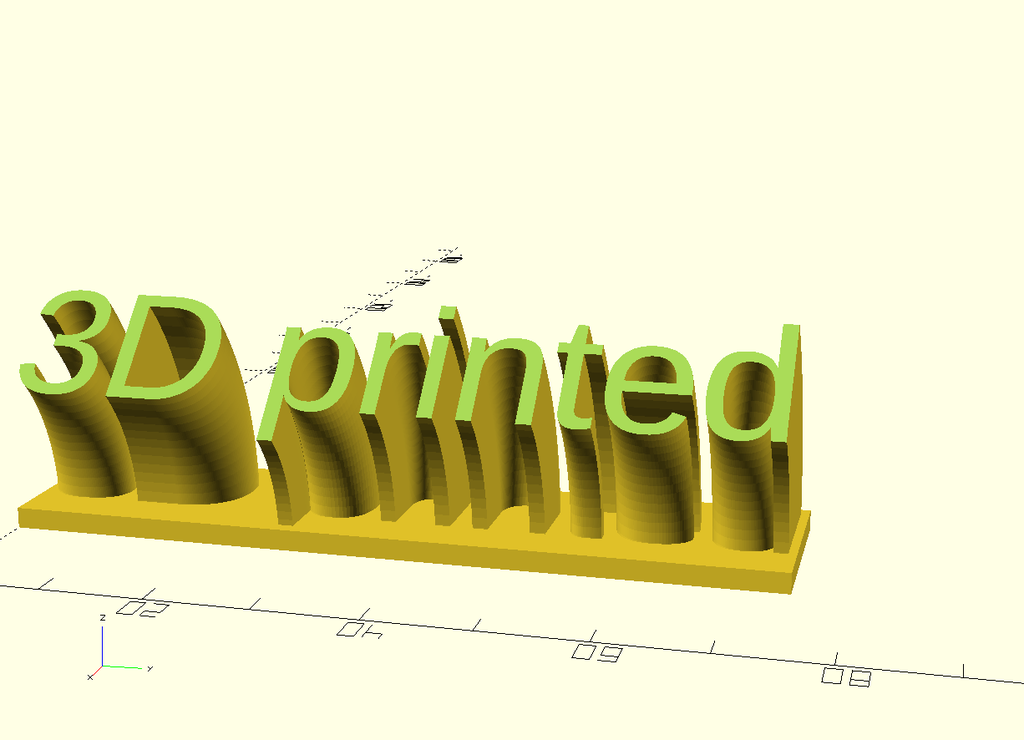 3D printed