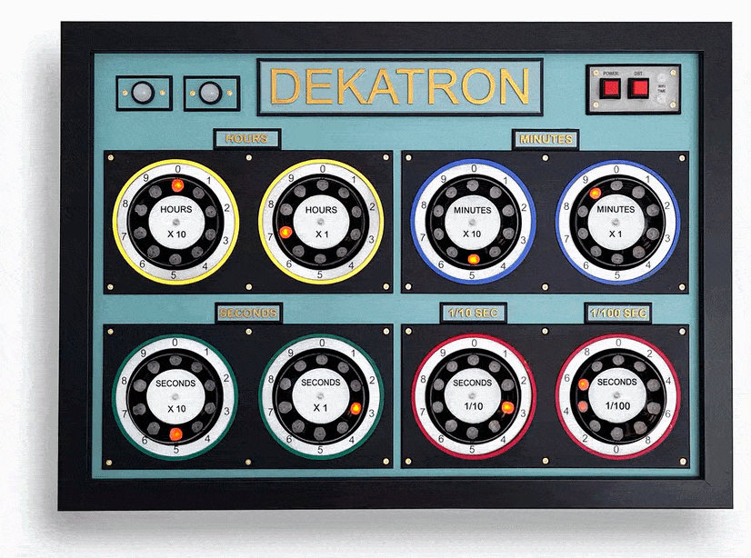 Miniatura 2 do modelo 3D Dekatron Clock