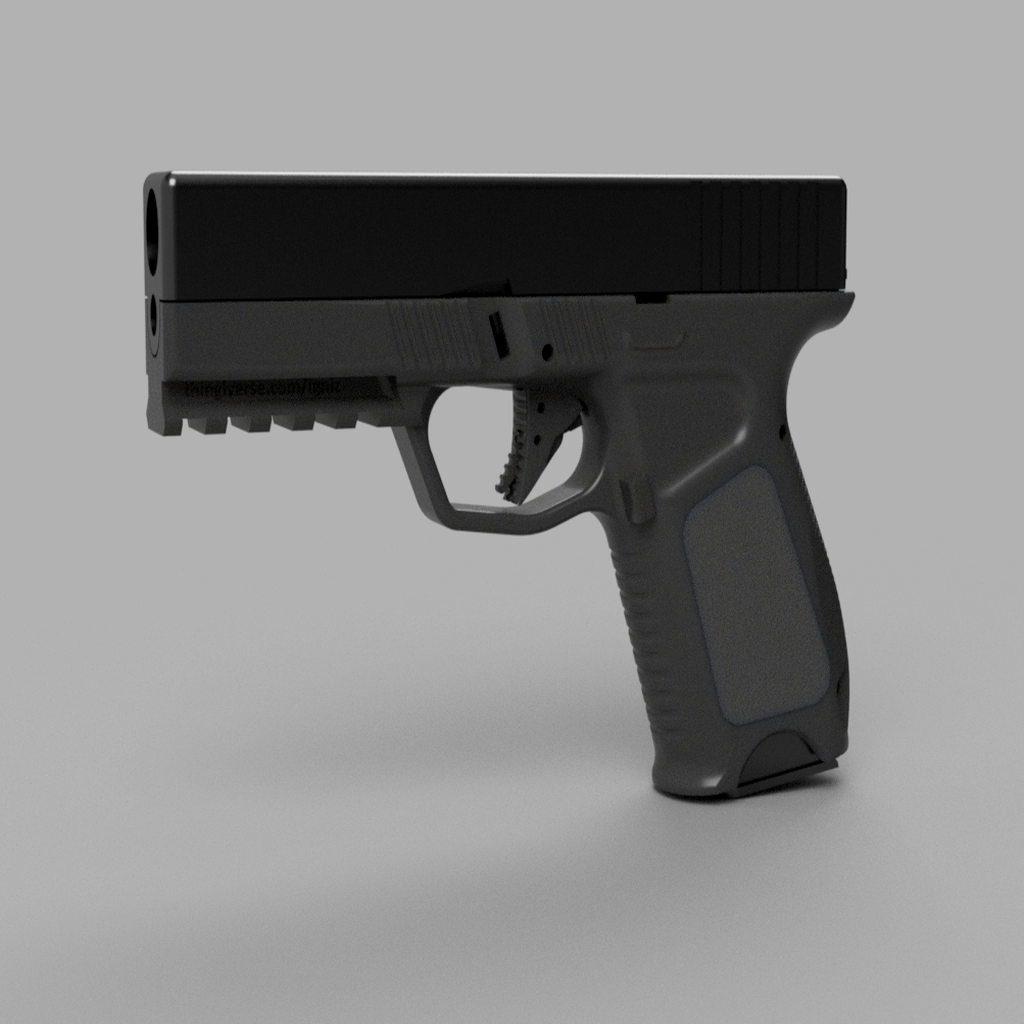 Frame for KJW airsoft Glock 23 (G19 with 40SW markings)