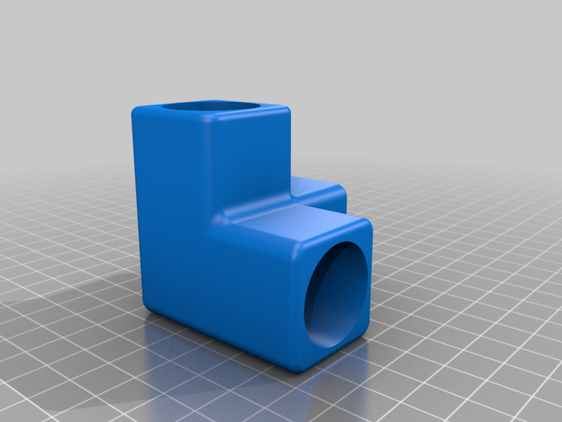 Cubed 25mm PVC 3 Way Corner
