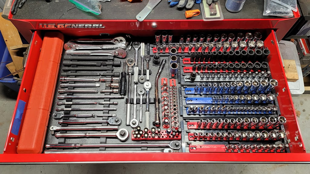 Socket Extension and Ratchet Organizer