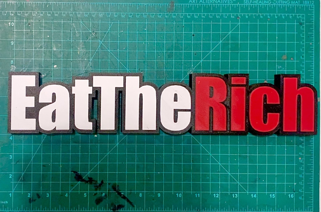 EatTheRich Sign (Inspired by GameStop)