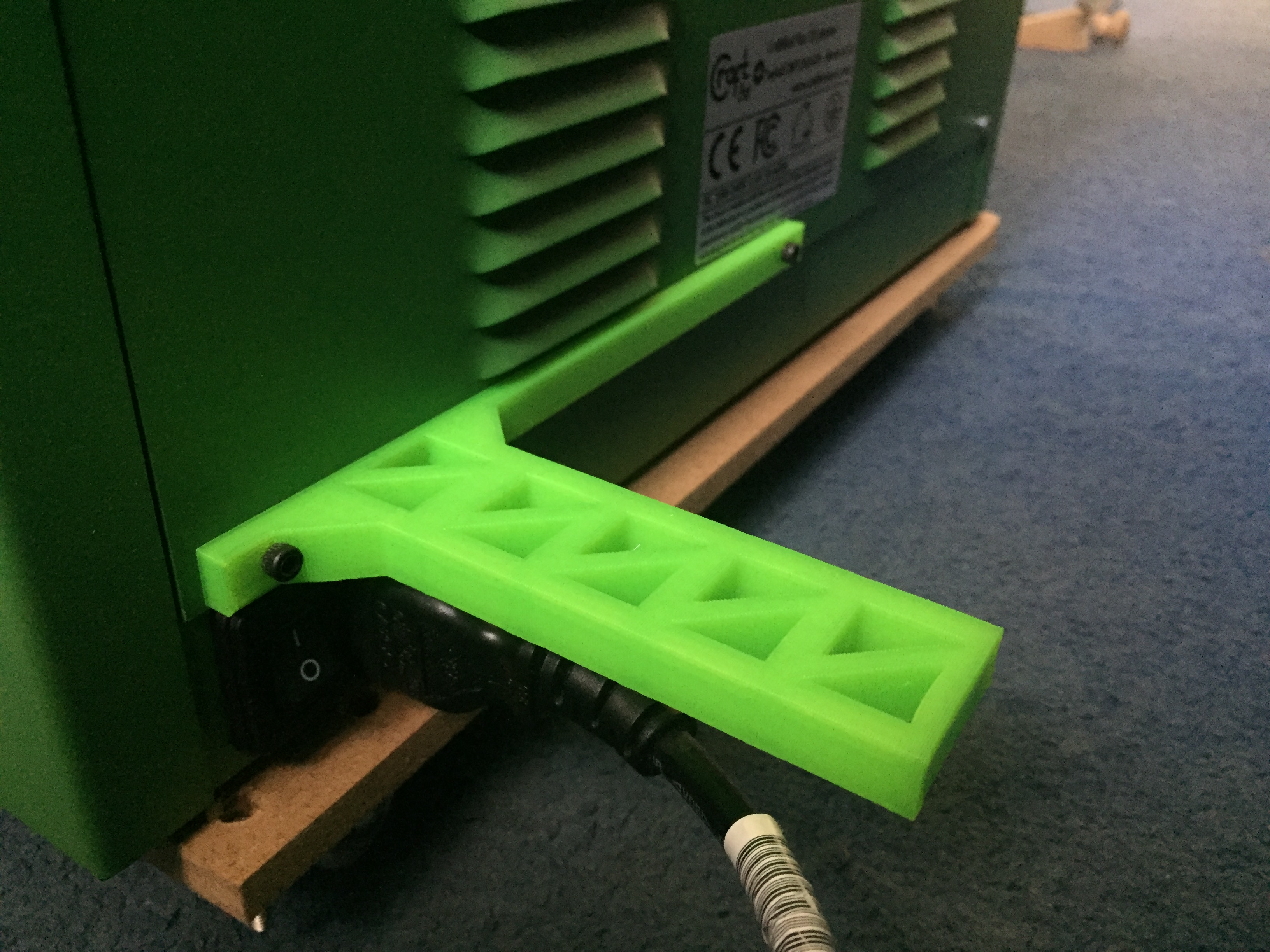 Craftbot Plus Power Cord Guard