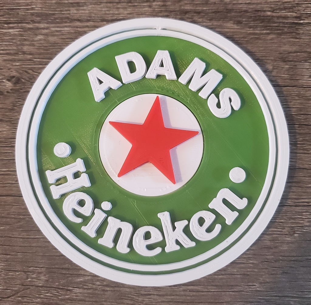 Heineken 'Your Name' Coaster