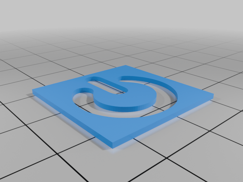 Power Symbol Stencil