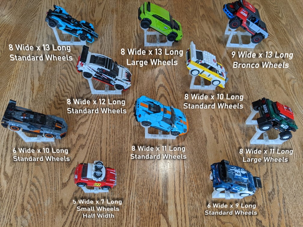 LEGO Speed Champions Display Stands - 36 Configurations