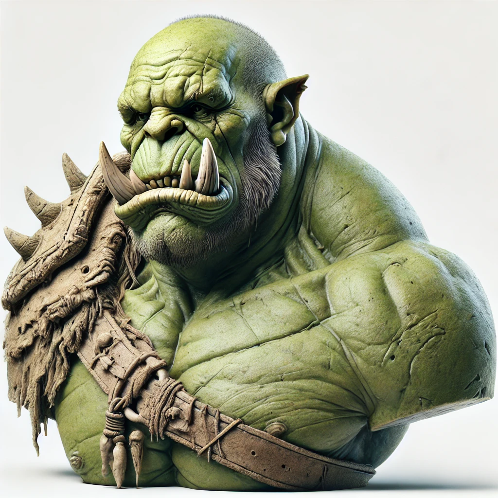 Miniatura 2 do modelo 3D Orc Bust
