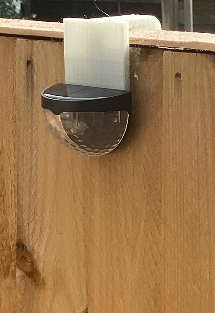 Solar light Fence panel clip