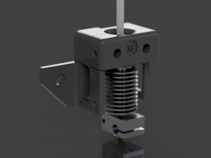 CR-10 E3D v6 Mount with ABL & 40mm Stock Fan Mounting Options