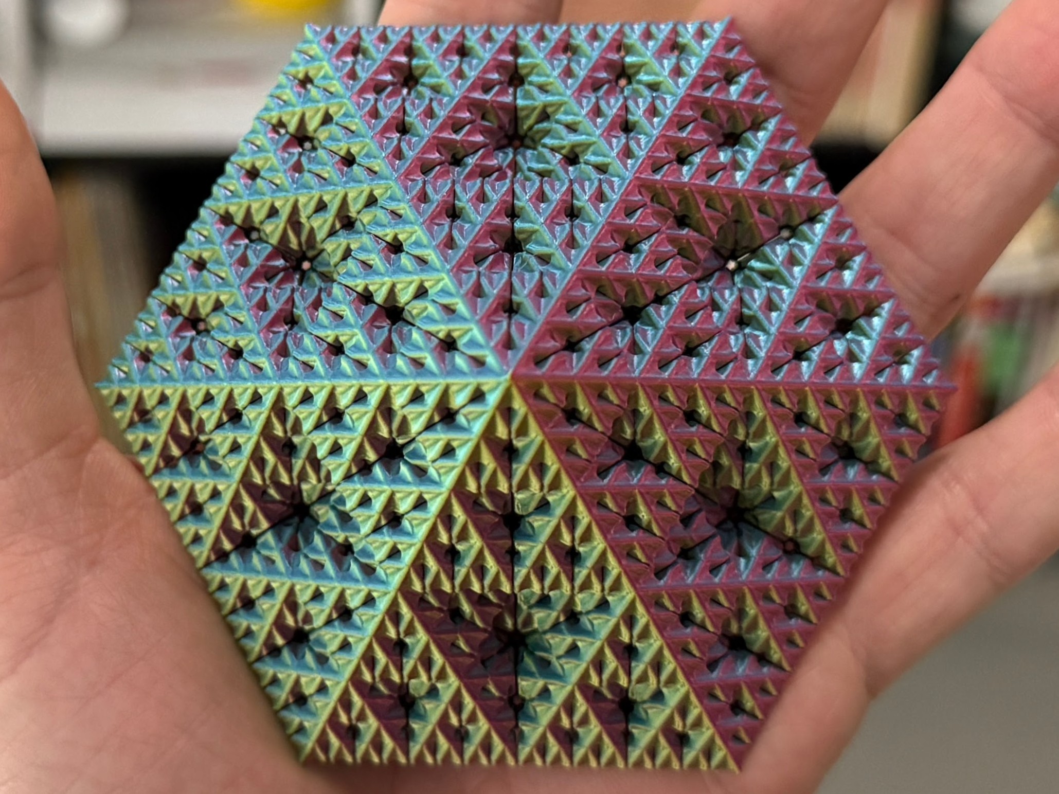 Snowflake Fractal - Level 4 (Vase Mode)