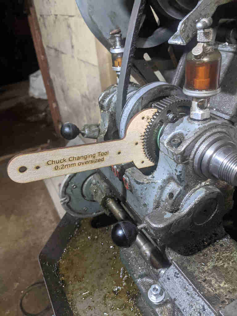  Myford ML7 Bull gear lock Laser Cut