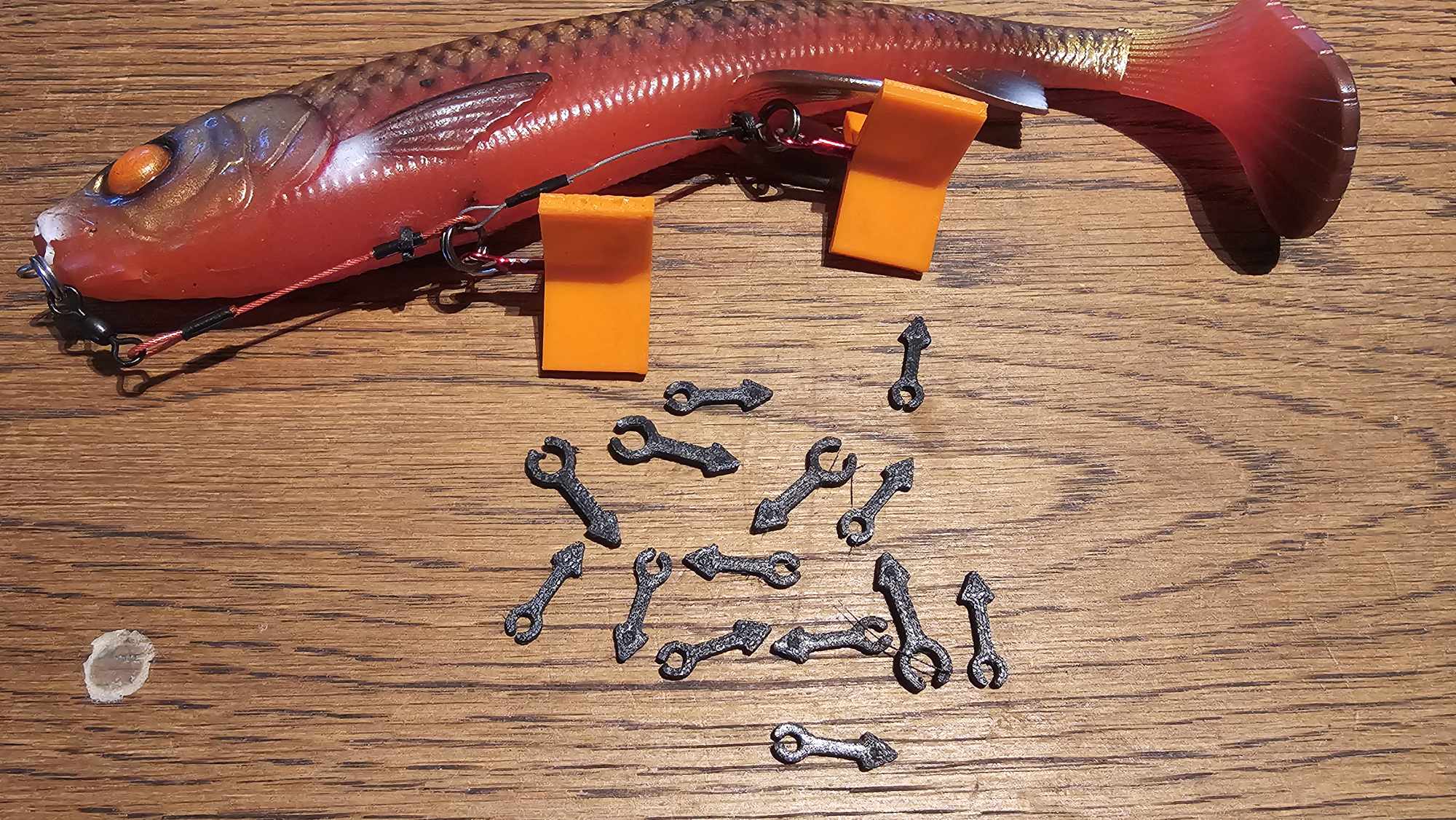 Quick Release clip for soft & hardbaits