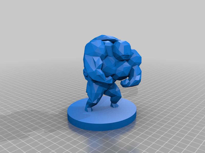Low Poly Swole Squirtle