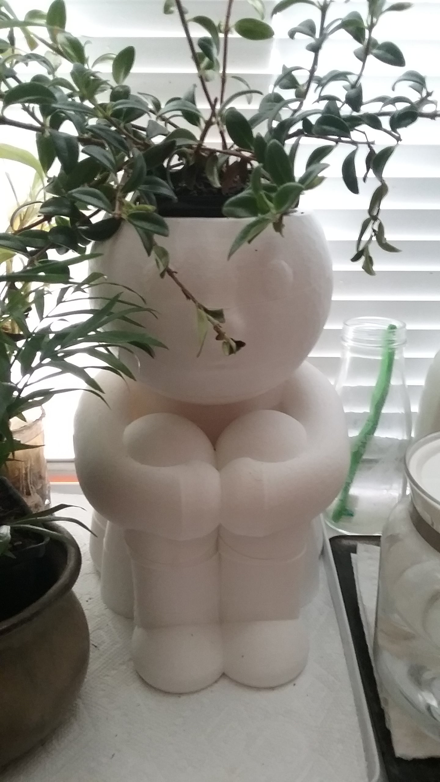 Crouching Plant Guy (Based on Naomi Chiba's sculpture)