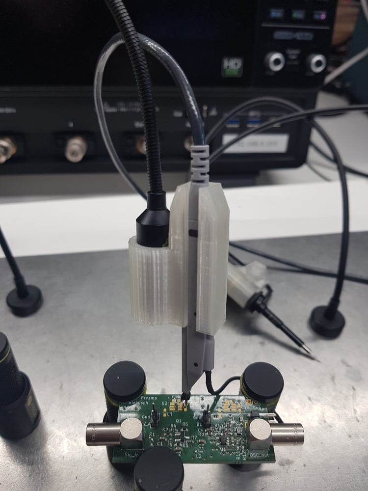 PCBite oscilloscope active probe holder LeCroy ZS1500