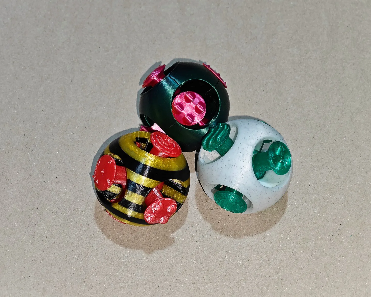 Miniatura 2 do modelo 3D SensoCubeStick. Multi-purpose sensory hybrid of Joystick, Sphere and Sensory Patterns