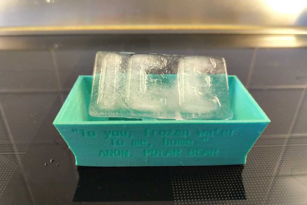 customisable ice cube mold