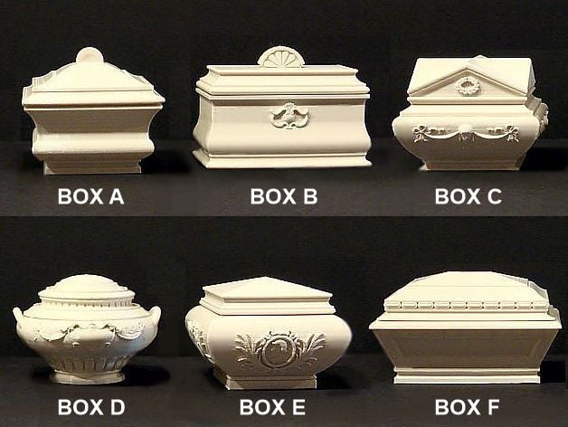 Six Decorative Boxes
