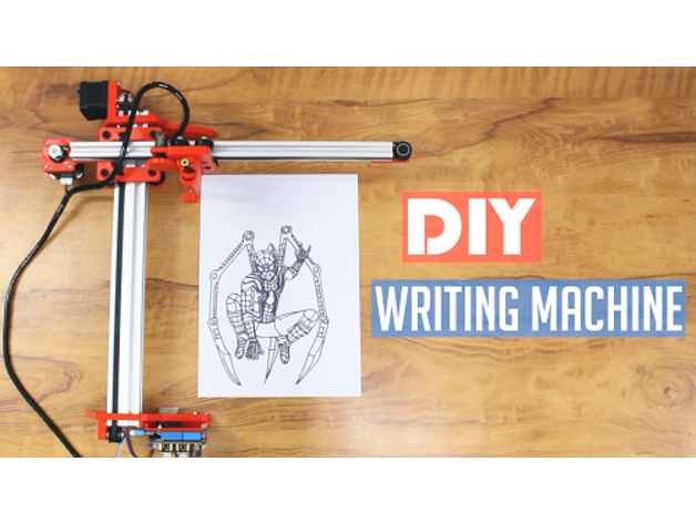 DIY Writing/Drawing Machine - 2D CNC Plotter by SuperbTech