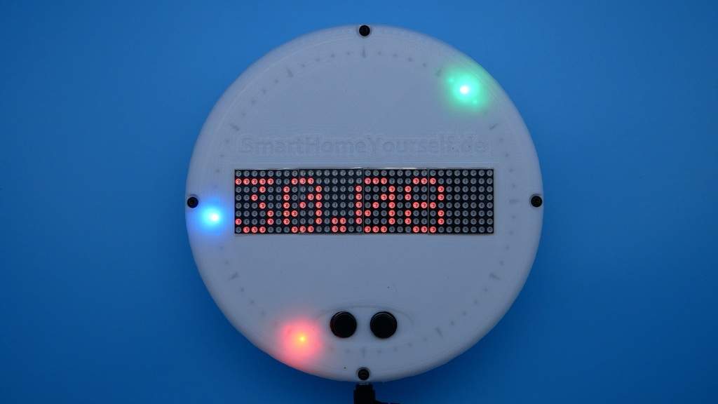 Neopixel-Ring RGB Clock V2 (with ESPHome for Home Assistant)
