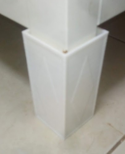 Rhombus furniture leg cover